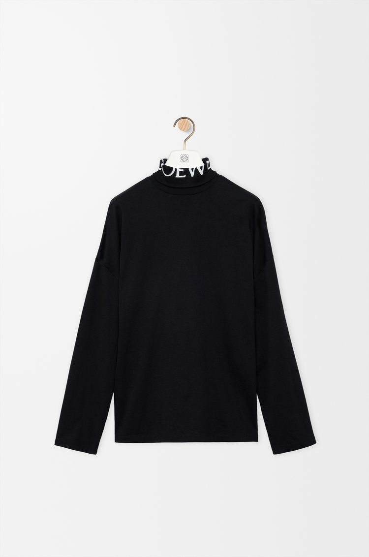 LOEWE Top in cotton Black