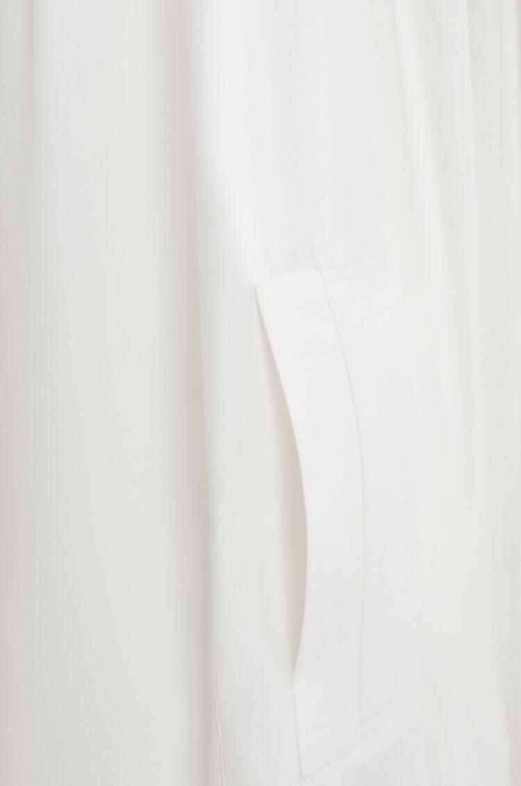 LOEWE Vestido en algodón con tirantes Blanco pdp_rd