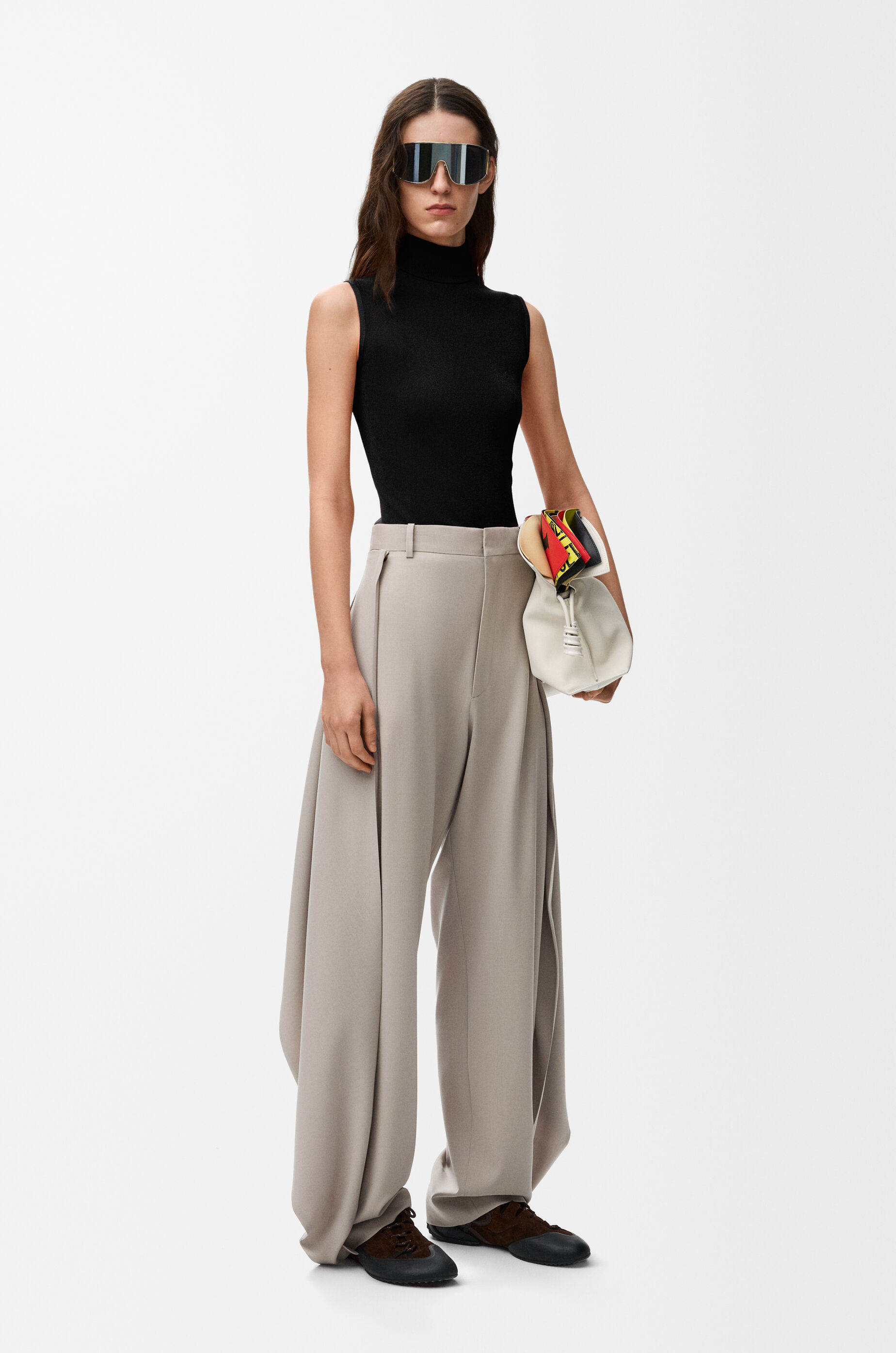 トラウザーズ（ウール） ブラウン - LOEWE Japan official website