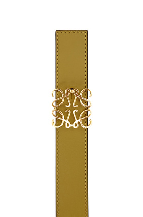 LOEWE Cinturón en piel de ternera lisa con anagrama Ocre/Amarillo Brillante/Oro plp_rd