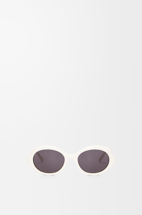 LOEWE Mini Oval Slim sunglasses White/Ivory