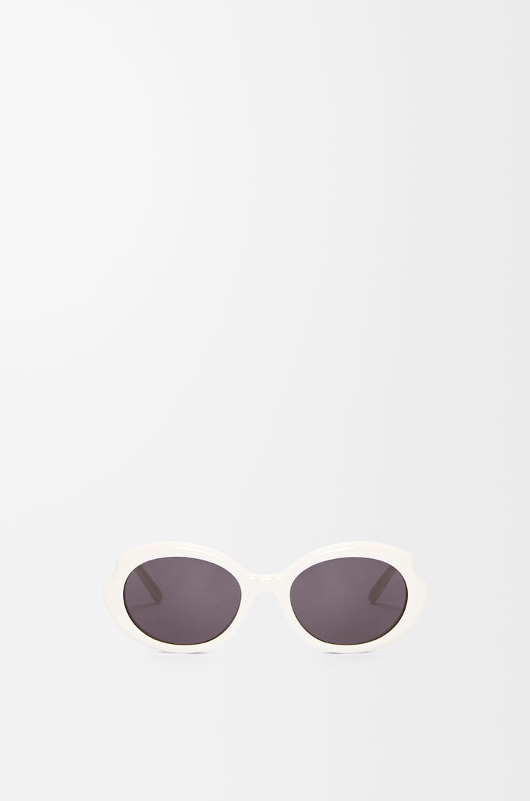 LOEWE Mini Oval Slim sunglasses White/Ivory