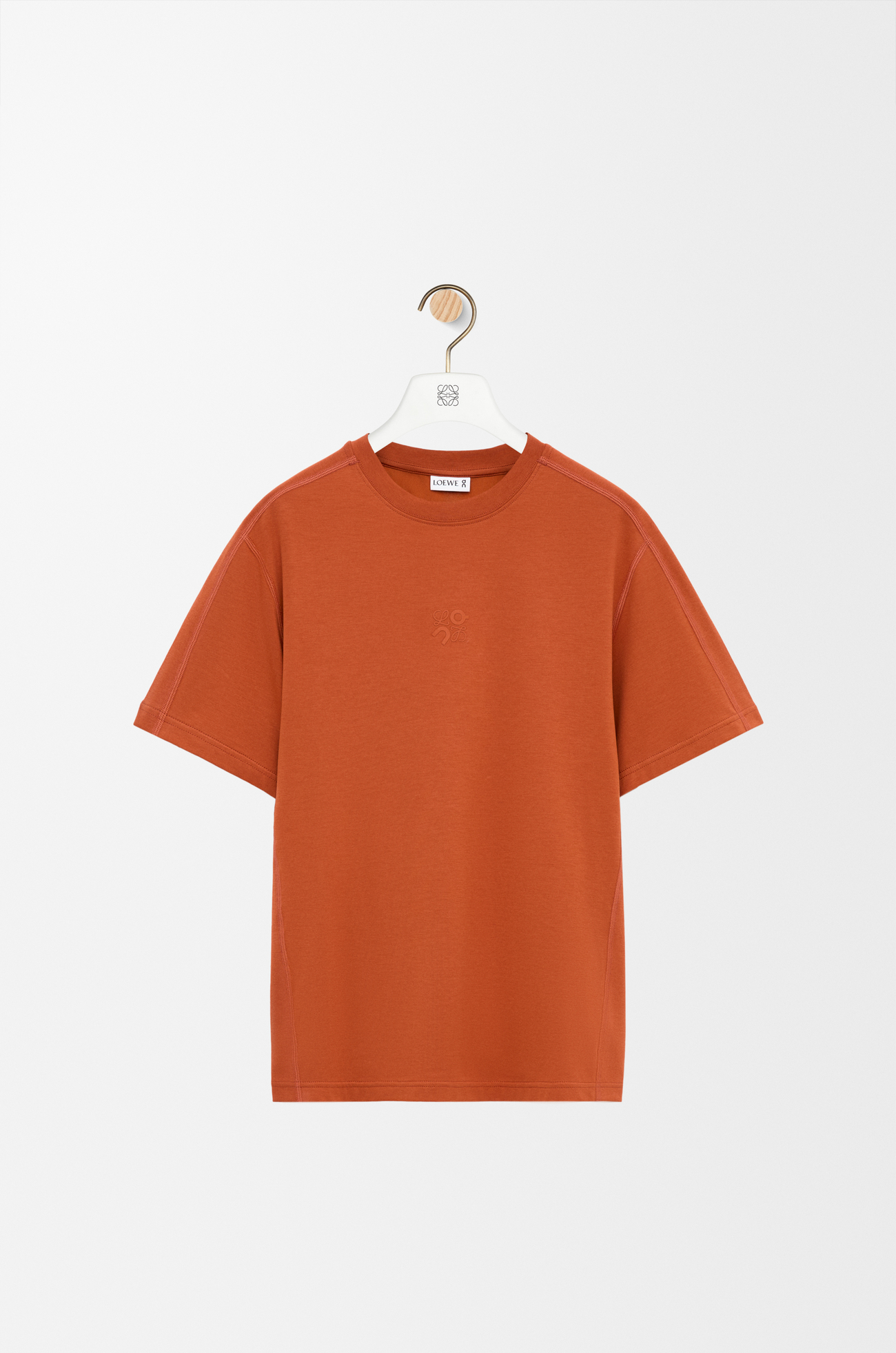 LOEWE T-shirt in technical jersey Dark Orange
