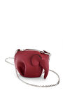 LOEWE Elephant Pouch in classic calfskin Rouge