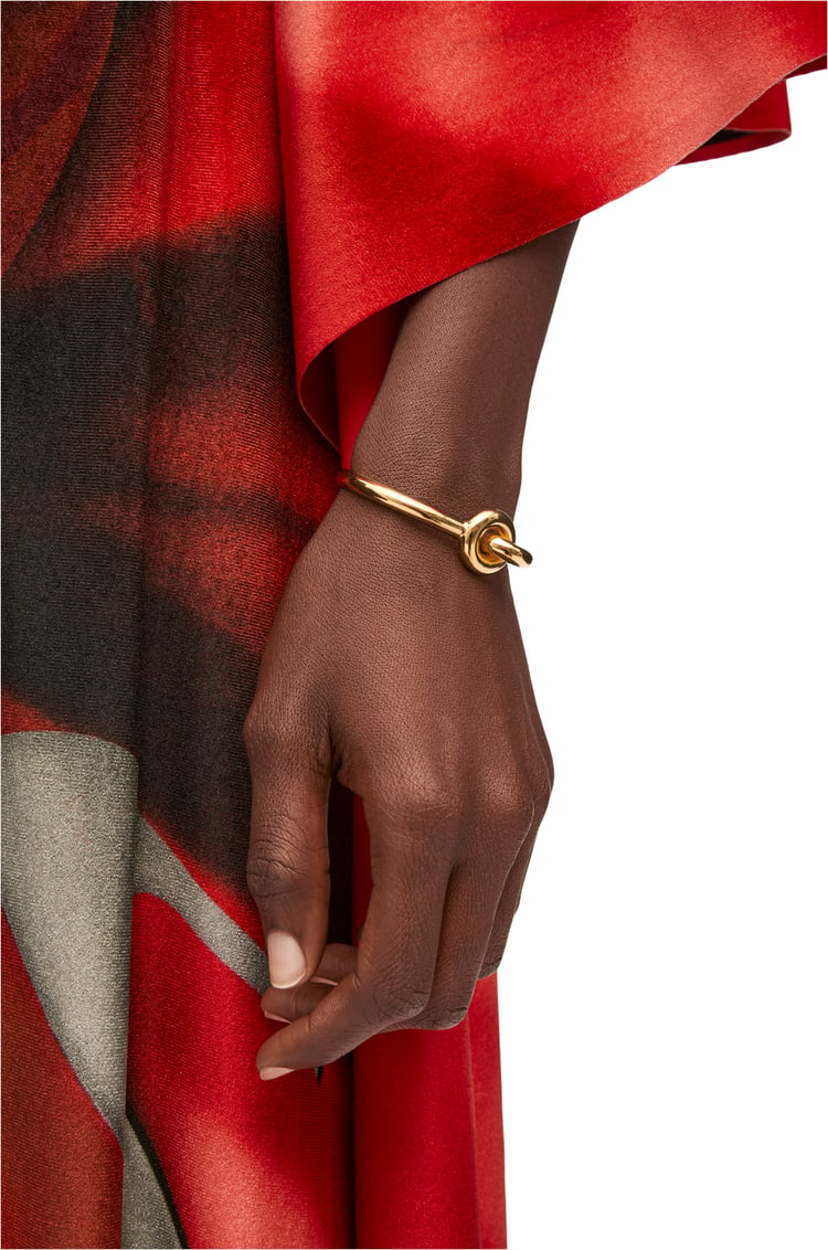 LOEWE Donut link cuff in sterling silver Gold