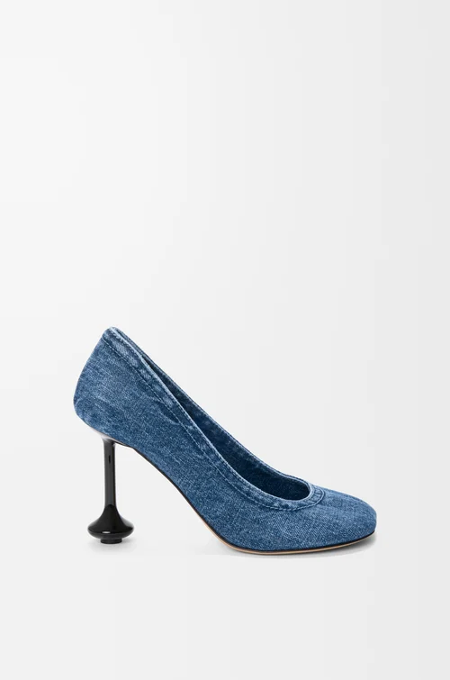 LOEWE トイ パンプス（デニム） ウォッシュドデニム