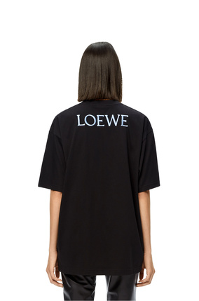 LOEWE Bluebell T-shirt in cotton Black plp_rd