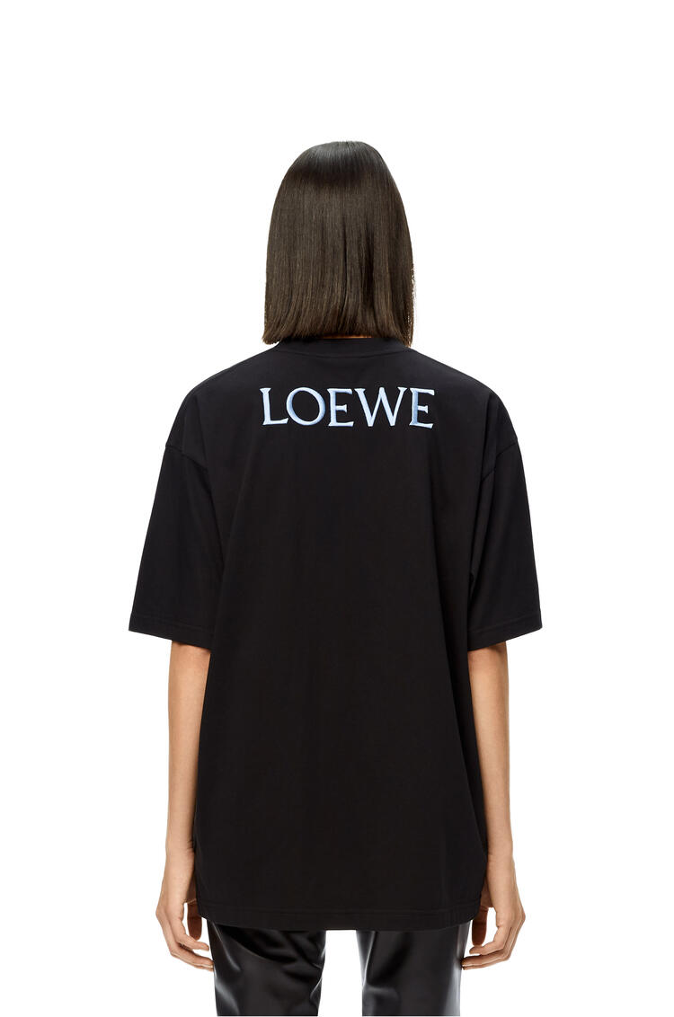 LOEWE Camiseta Bluebell en algodón Negro pdp_rd