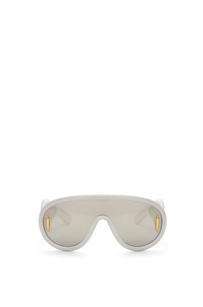 LOEWE Wave Mask sunglasses in nylon  White Holographic plp_rd