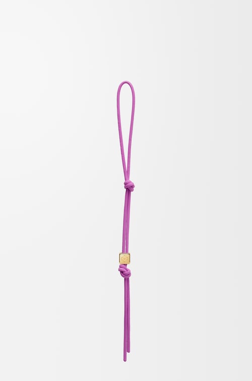 LOEWE パーソナライゼーション ストラップ（クラシックカーフ） ロックローズ/ゴールド