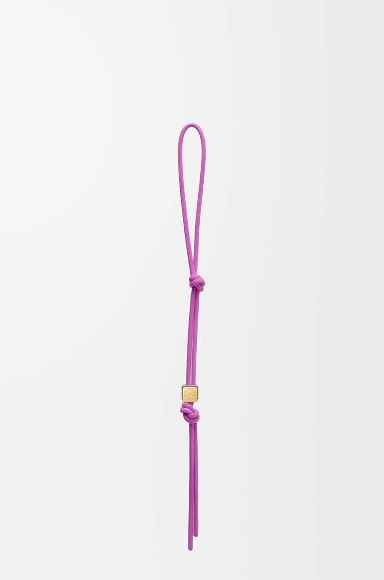LOEWE Personalisation strap in classic calfskin Rockrose/Gold