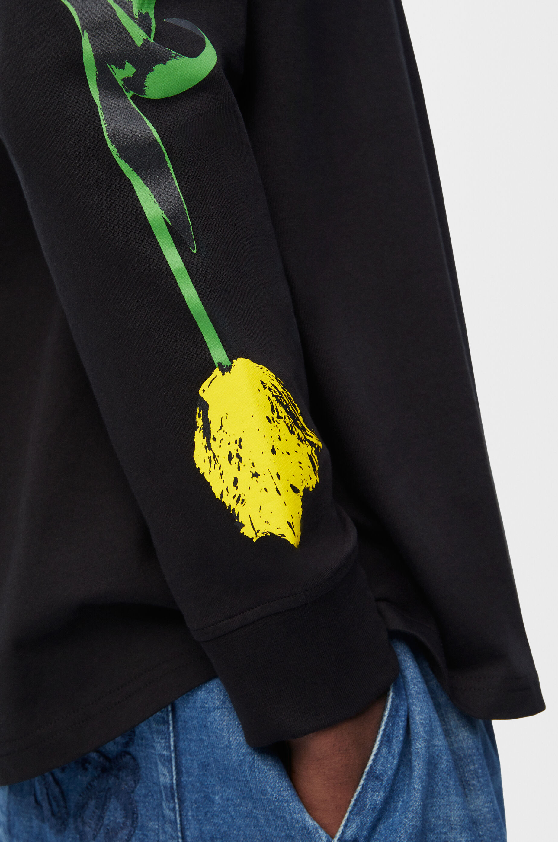 ロングスリーブ Tシャツ（コットン） ブラック - LOEWE