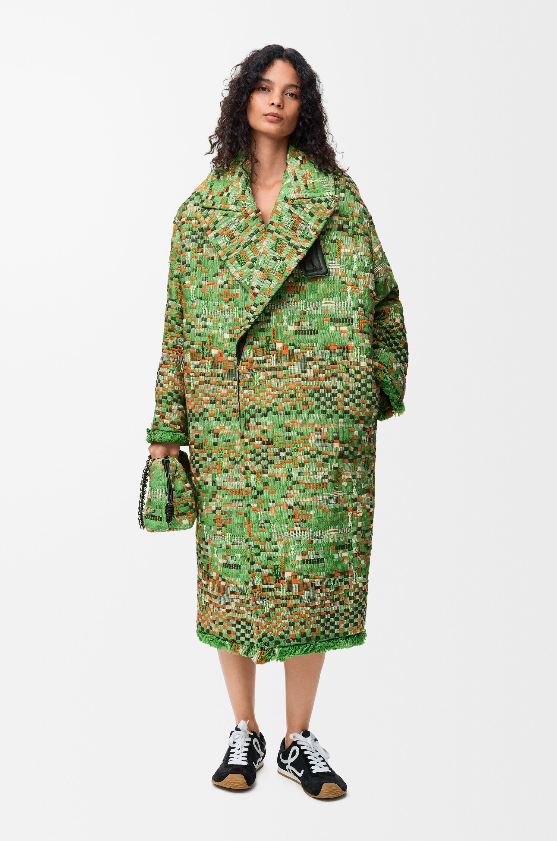 コート（コットンジャカード） グリーン - LOEWE Japan official website