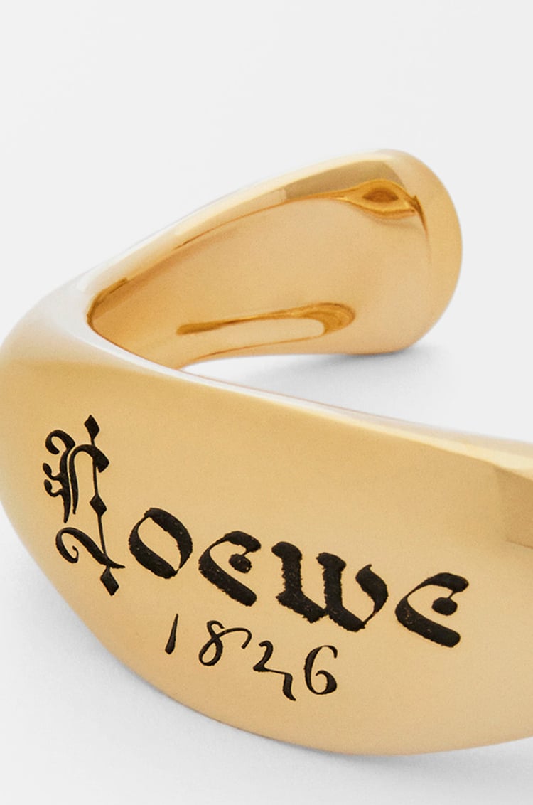 LOEWE Bracciale rigido Signet in argento sterling Oro
