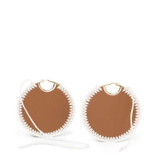 LOEWE Macrame Earrings Tan/Gold LOEWE Macrame Earrings Tan/Gold all