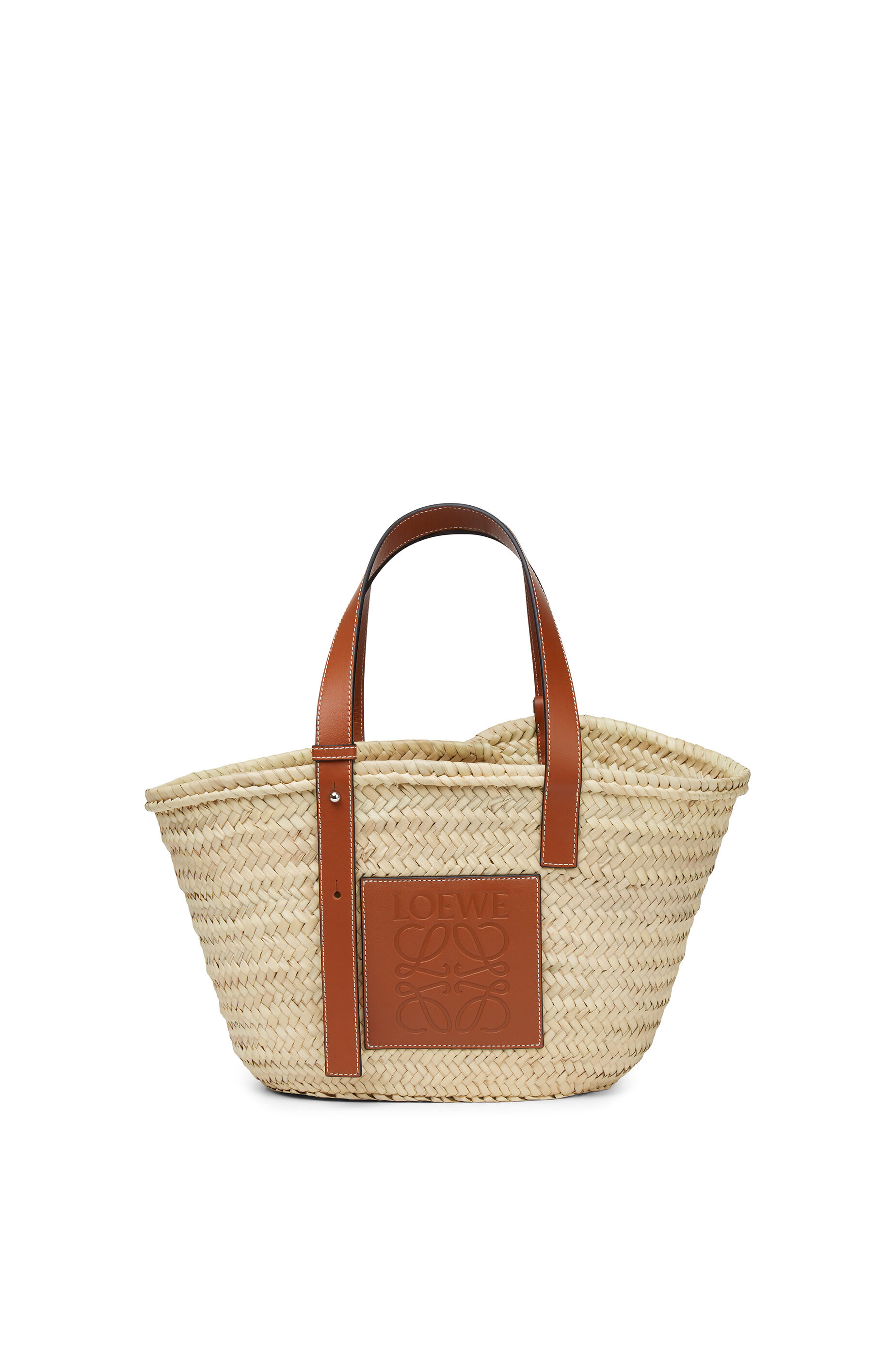 white loewe basket bolsa