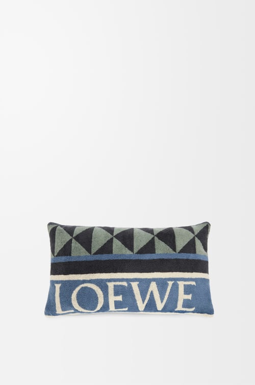 LOEWE 棉质靠枕 海军蓝/多色