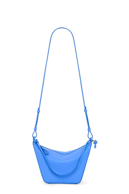 LOEWE Mini Hammock Hobo bag in classic calfskin Seaside Blue plp_rd