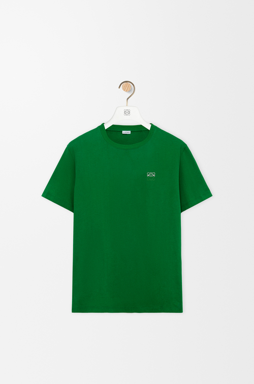 LOEWE Camiseta de corte regular en algodón Verde