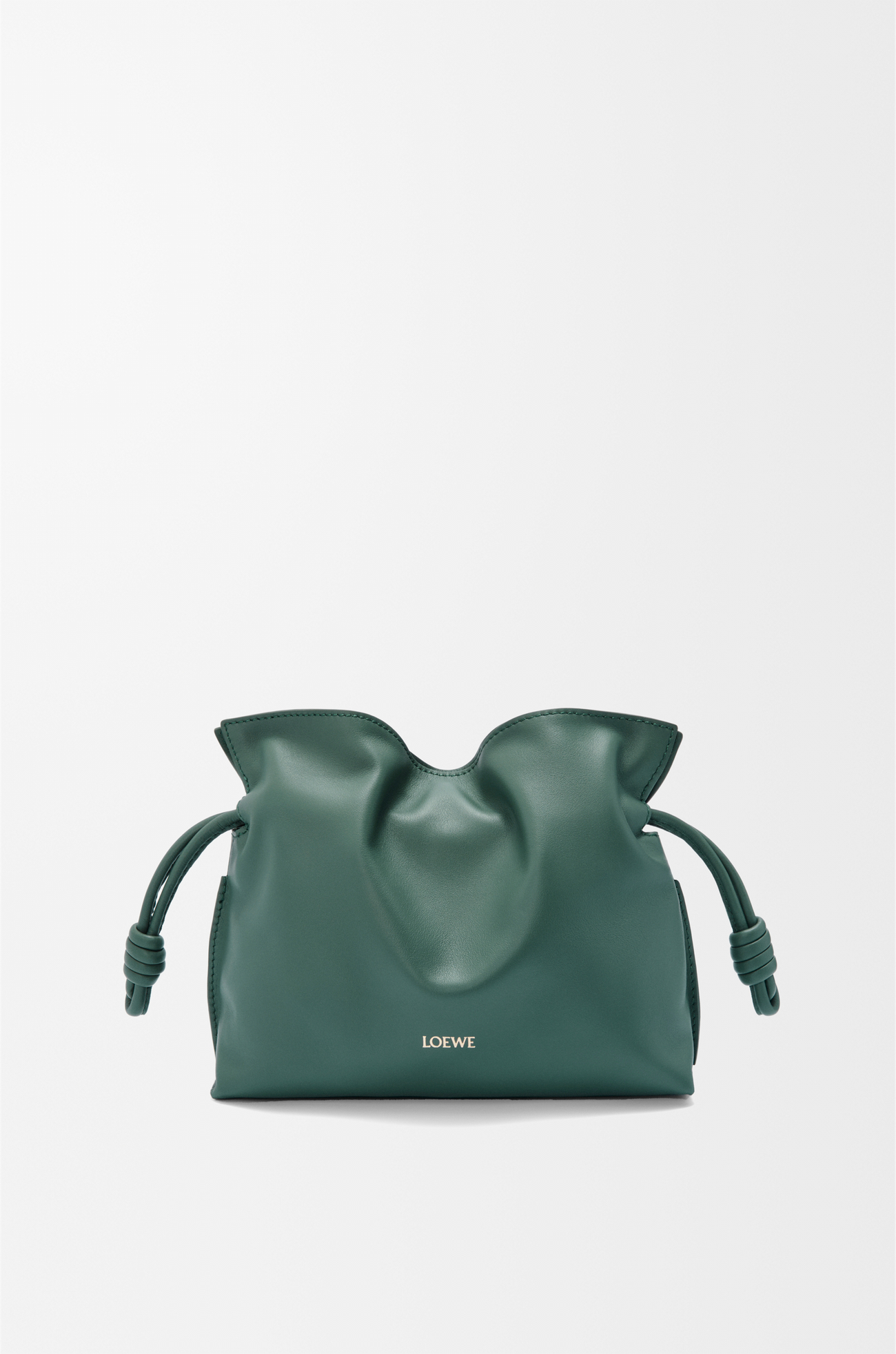 LOEWE Bolso Flamenco Clutch mini en piel napa de ternera Vetiver plp_rd
