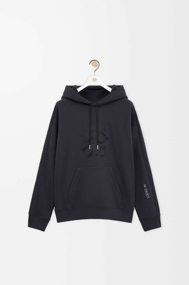 LOEWE Hoodie in cotton Black