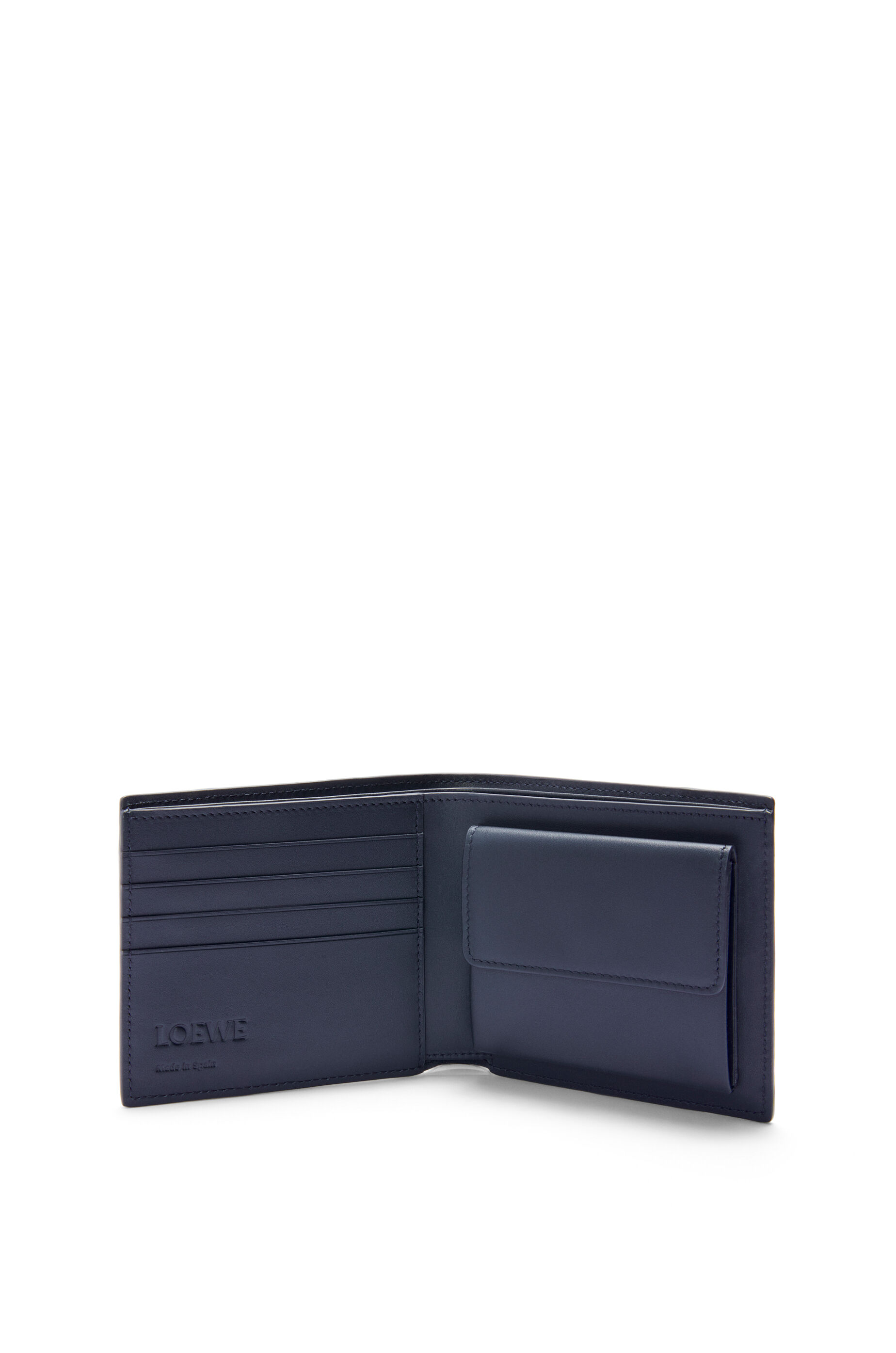 パズル バイフォールド コインウォレット（クラシックカーフ） サンド/トロピカルグリーン - LOEWE