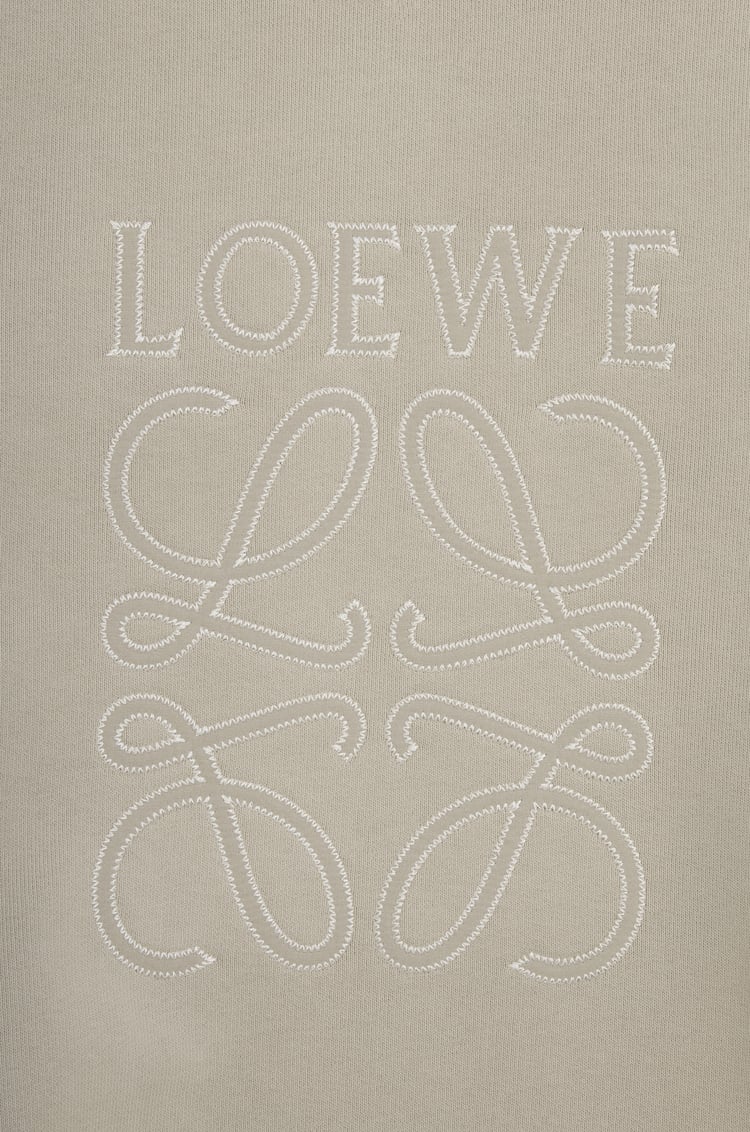 LOEWE Regular fit sweatshirt in cotton Dark Beige