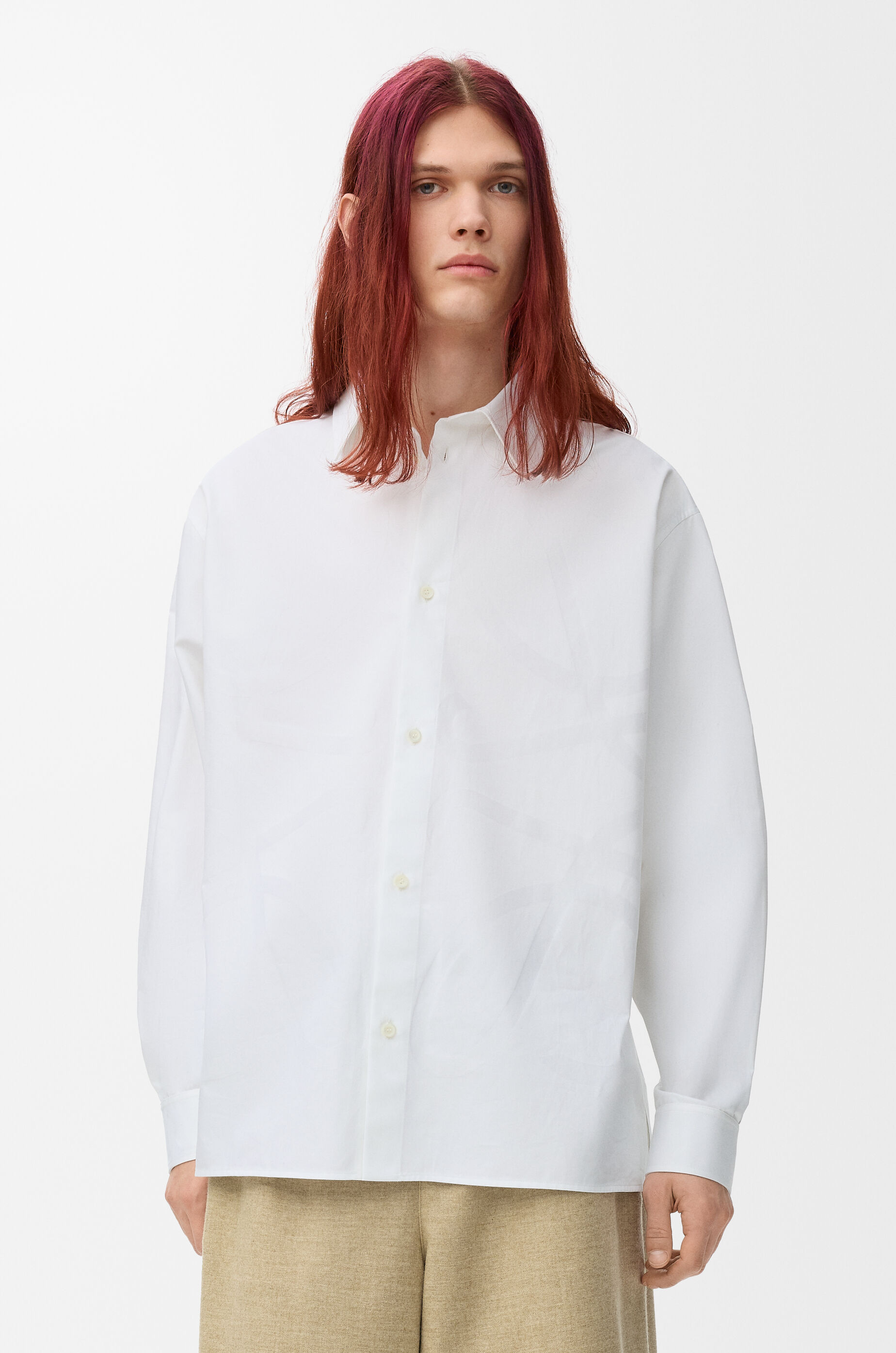 アナグラム シャツ（コットン） ホワイト - LOEWE