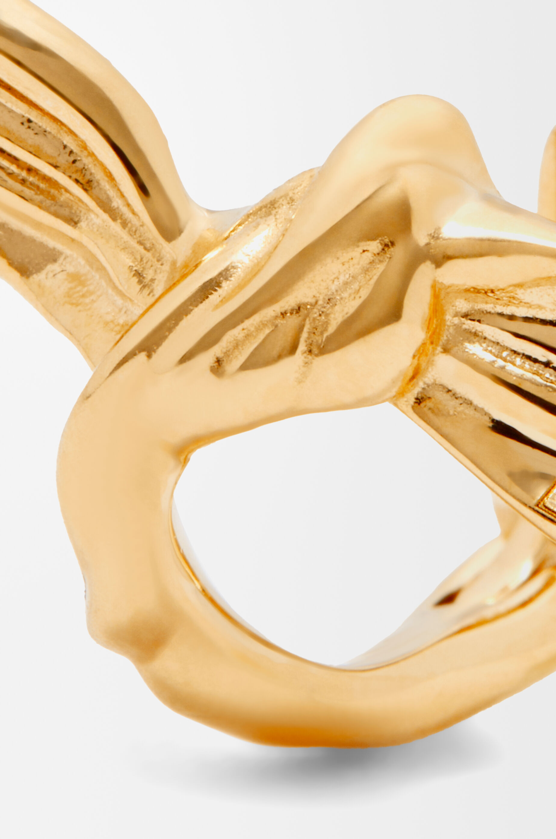 Knuckle Not earrings in gold Gold - LOEWE Knuckle Not earrings in gold Gold - LOEWE