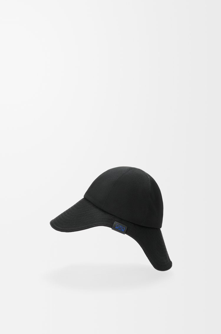 LOEWE Hiker hat in canvas Negro