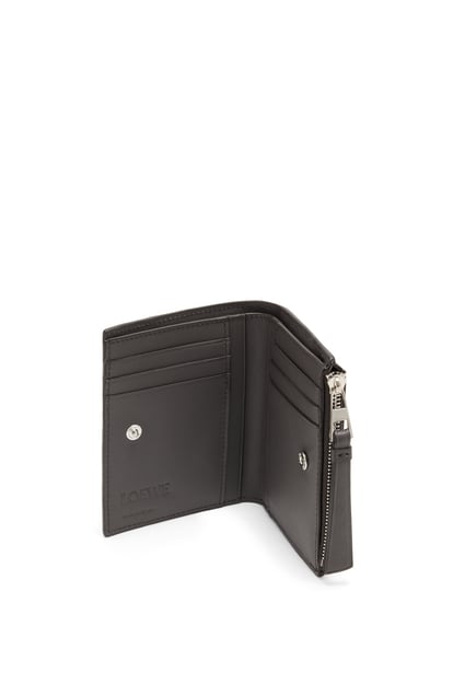 LOEWE Puzzle slim compact wallet in classic calfskin Dark Grey plp_rd