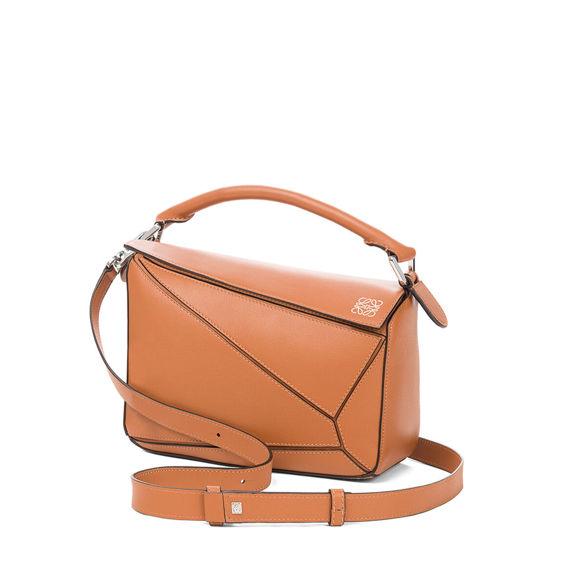 loewe small puzzle bag tan