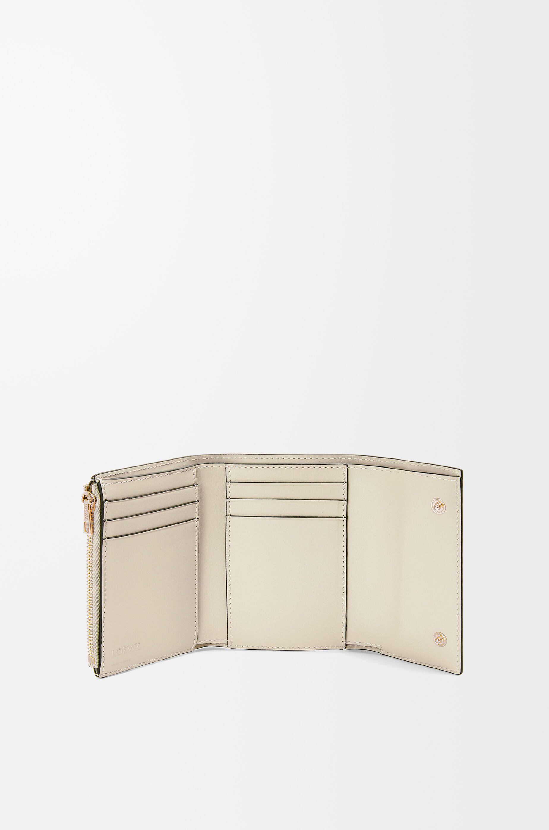 リピート バーティカル ウォレット スモール（シルクカーフ） ライトオーツ - LOEWE
