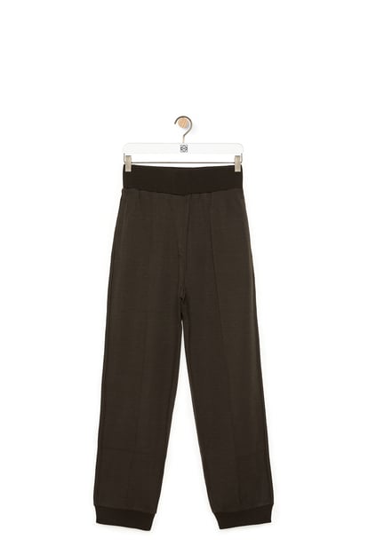 LOEWE Sweatpants in wool and cashmere Brown Melange/Coffee plp_rd