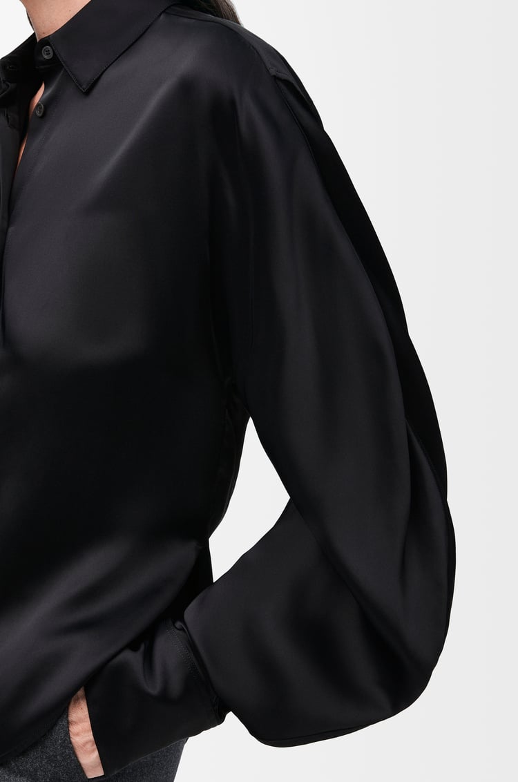 LOEWE Camisa en viscosa Negro
