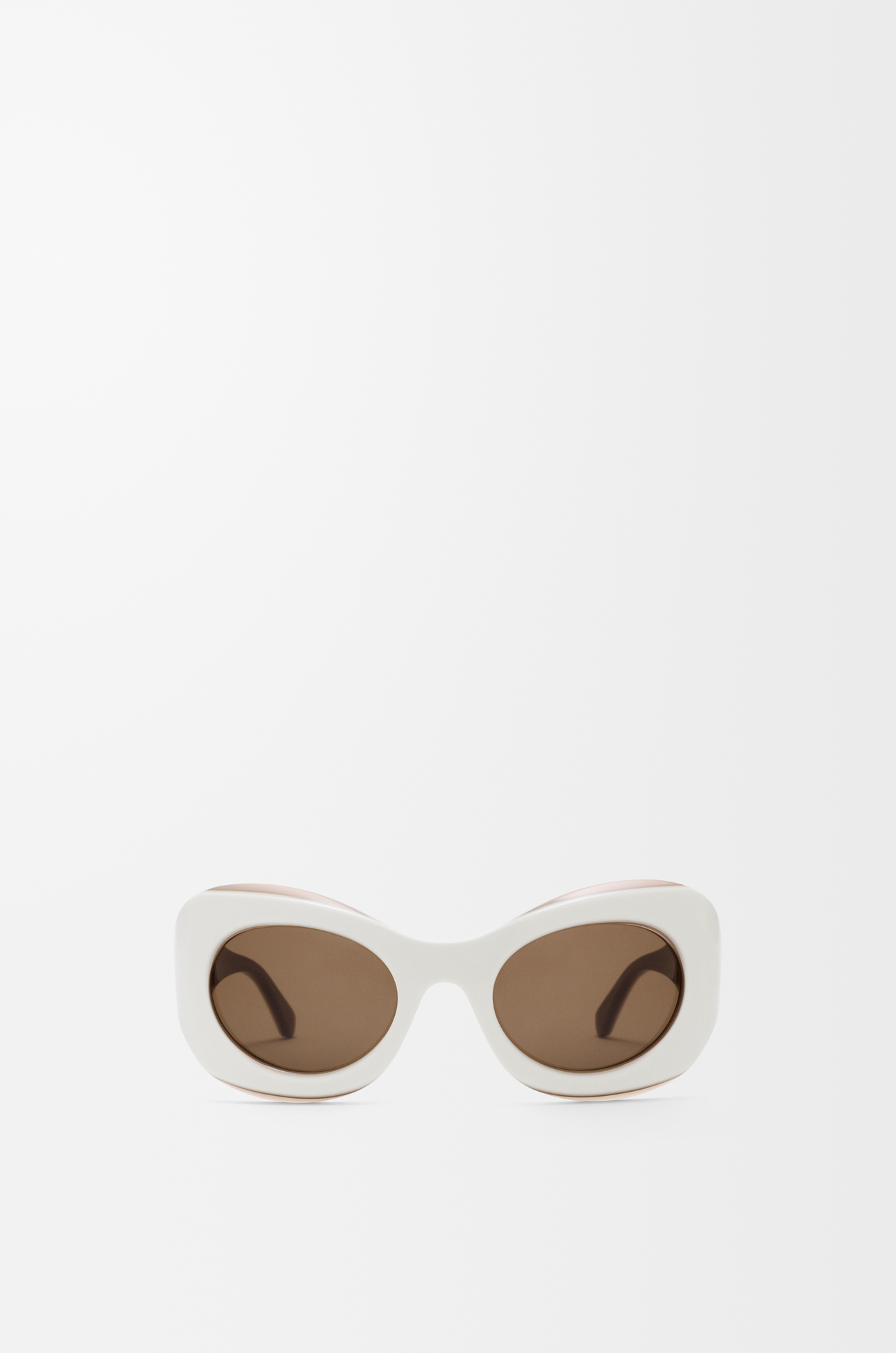 LOEWE Sierra 蝴蝶造型太阳镜 白色