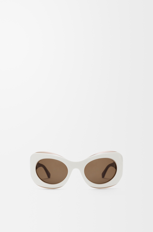 LOEWE Sierra 蝴蝶造型太阳镜 白色