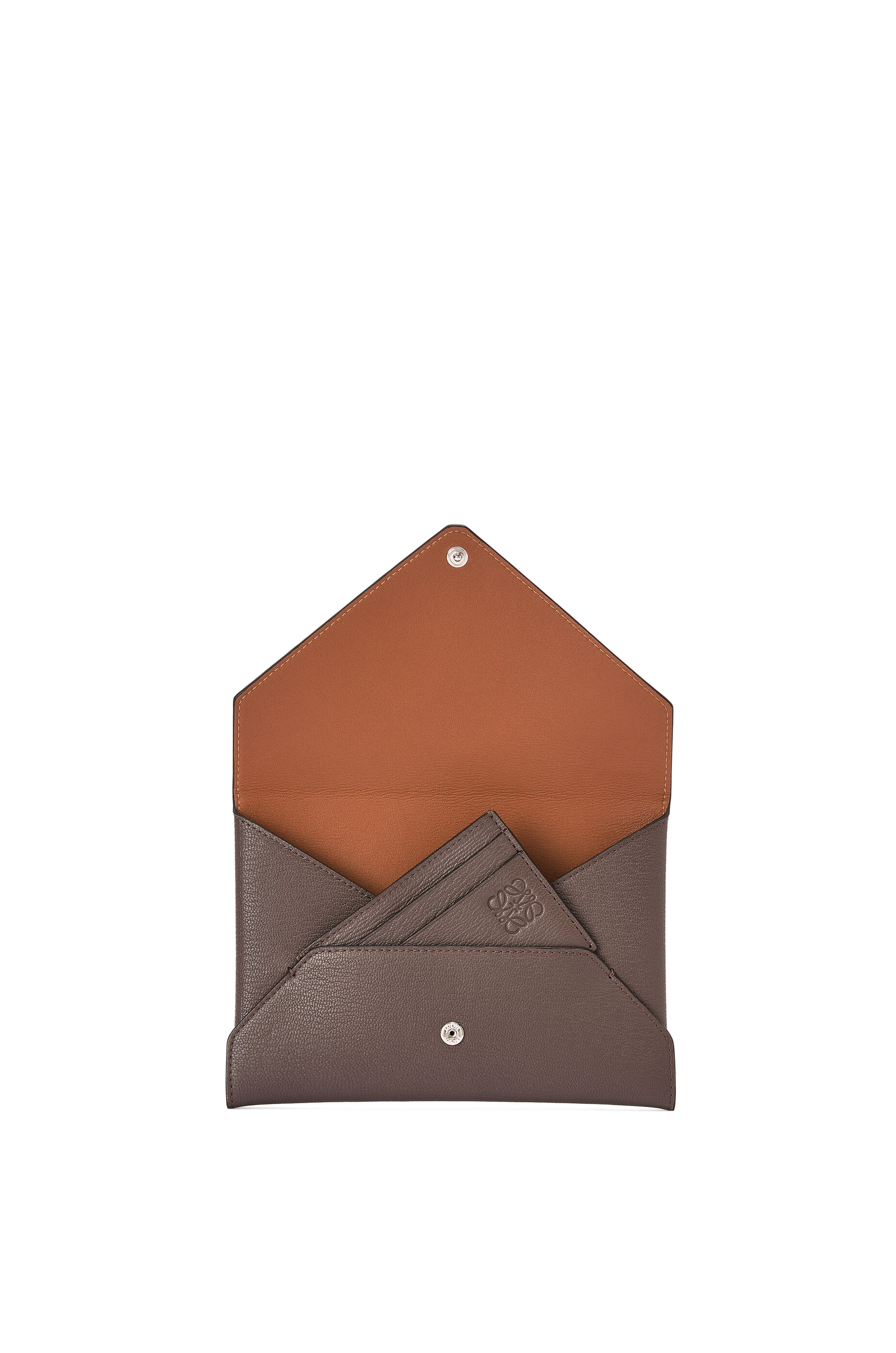 Envelope pouch in goatskin Taupe LOEWE