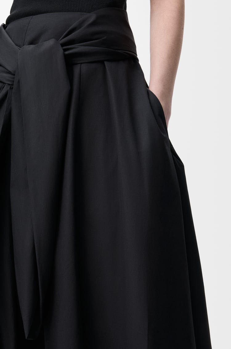LOEWE Gonna a portafoglio in cotone Nero