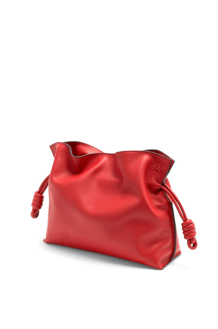 LOEWE Flamenco clutch in nappa calfskin Red