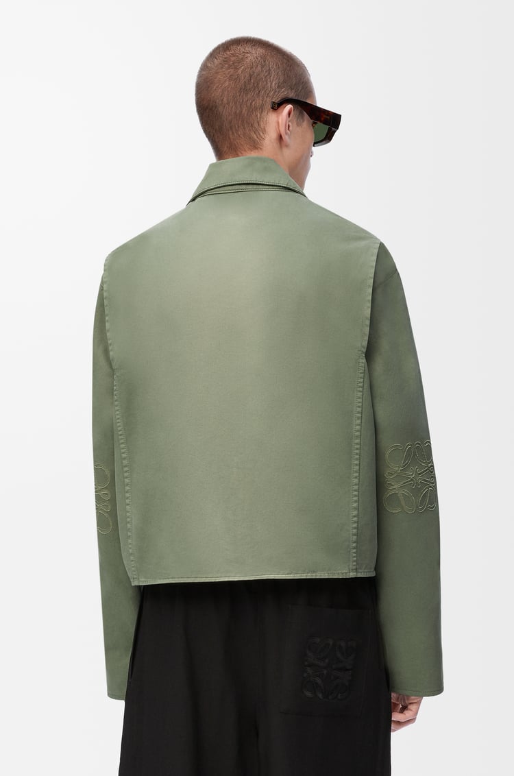 LOEWE Chaqueta Anagram en algodón Salvia