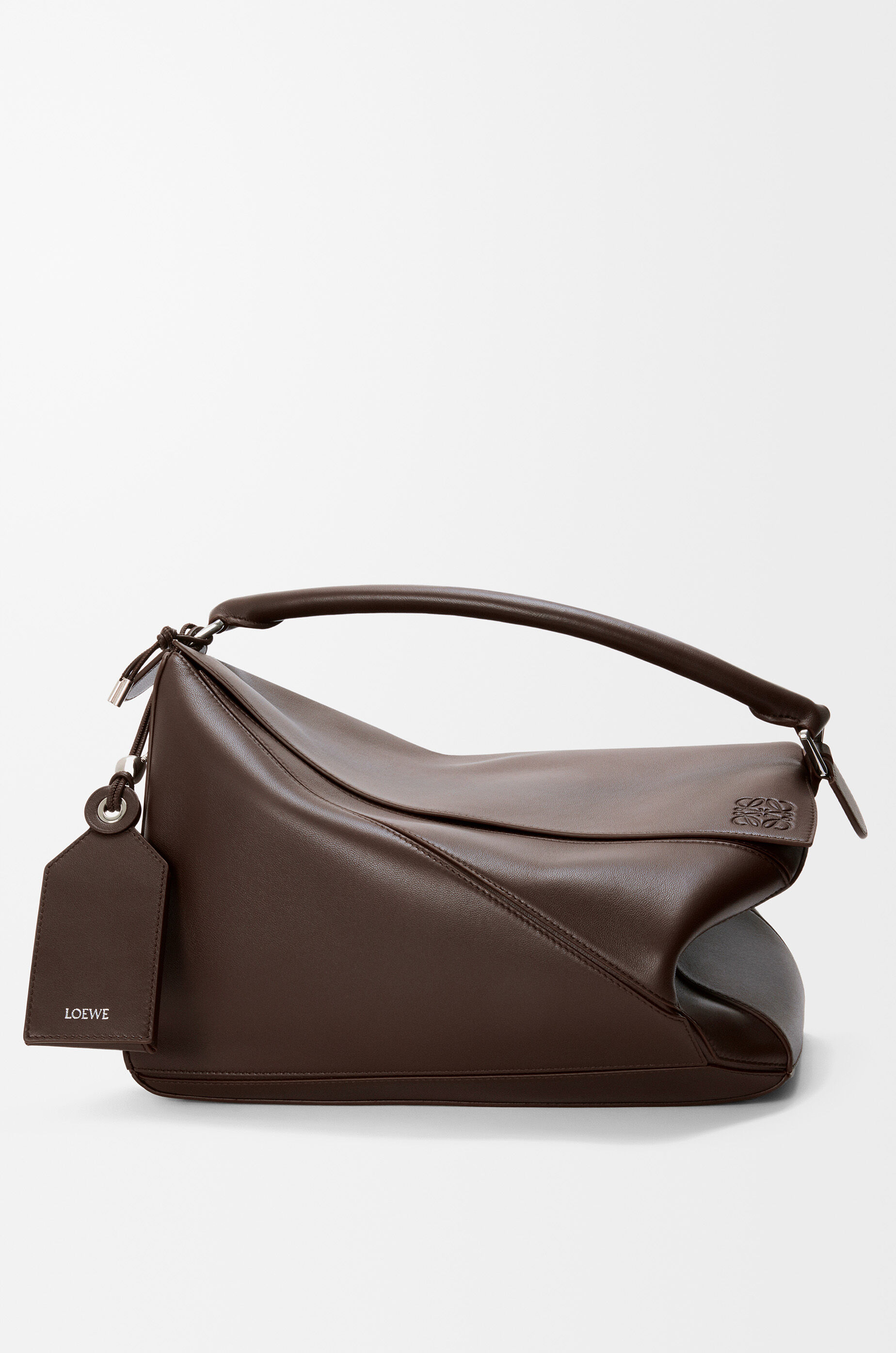 LOEWE フェザーライト パズルバッグ フェザーライト パズルバッグ ラージ（ナパラム） ブラウン - LOEWE