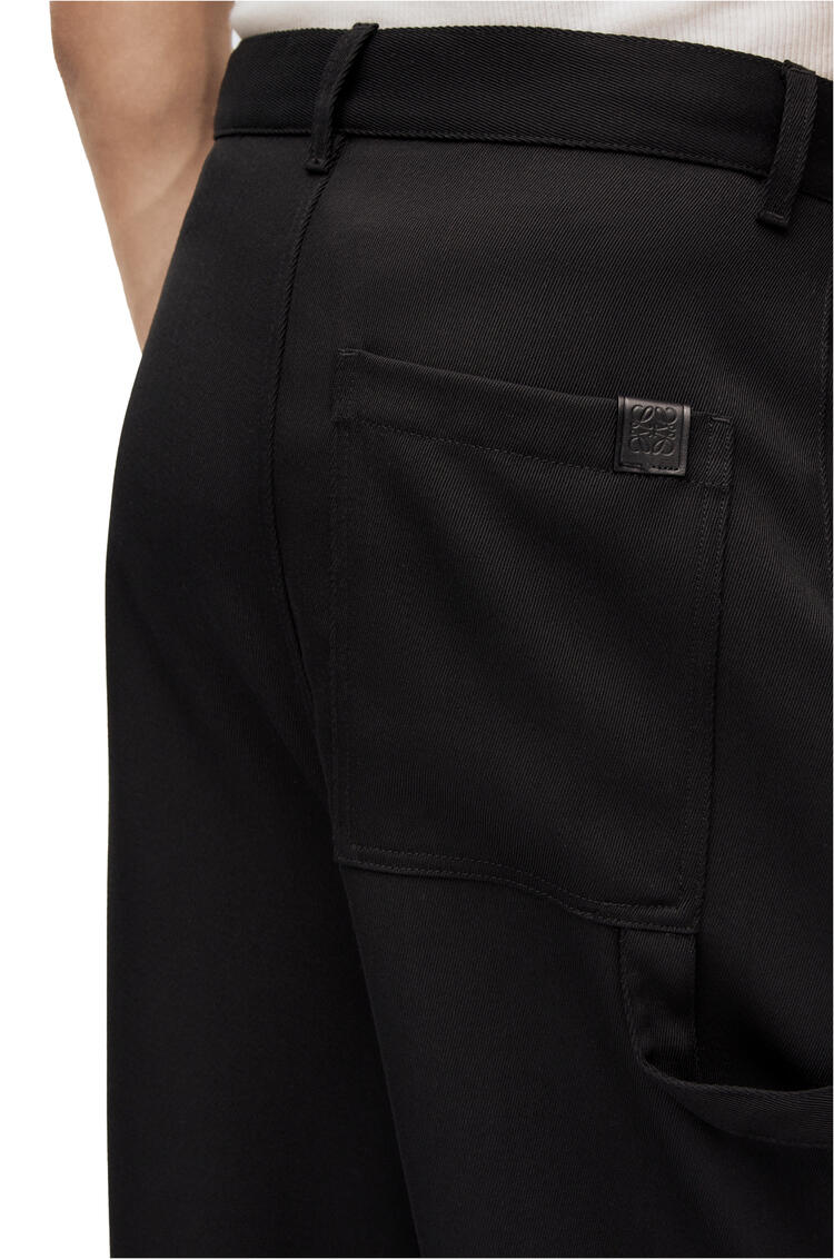 LOEWE Low crotch trousers in wool Black
