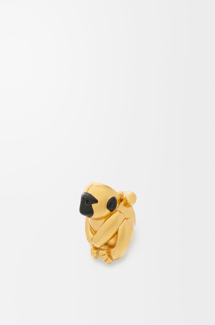LOEWE Dado Mono Negro/Dorado