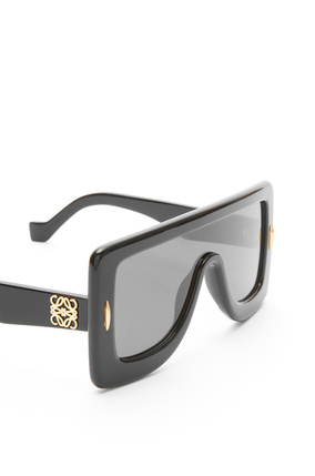 LOEWE Anagram mask sunglasses in acetate Black
