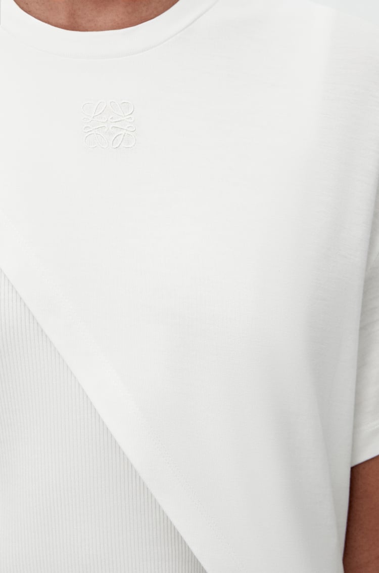 LOEWE Draped top in lyocell Off-white