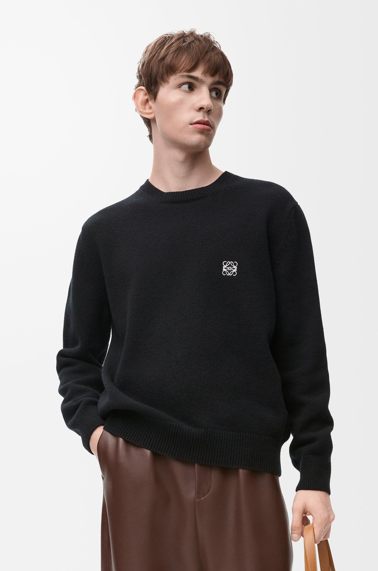 LOEWE Jersey en lana Negro