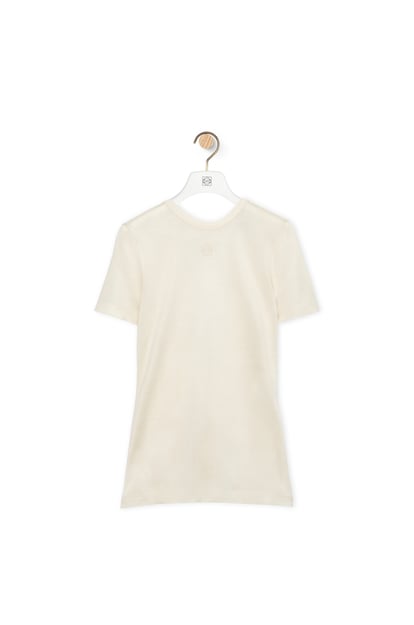 LOEWE Knot top in silk and viscose Off-white