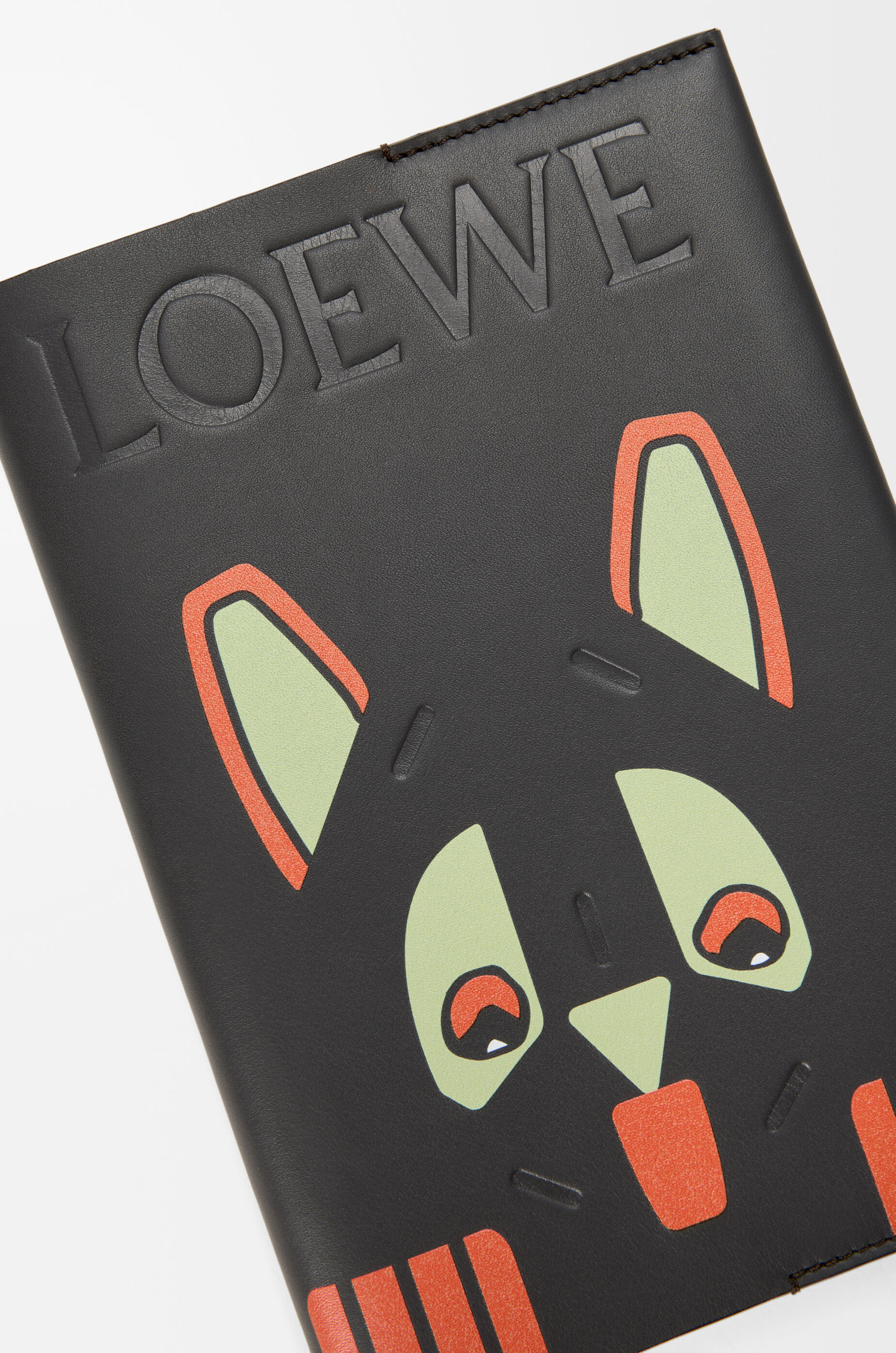 LOEWE レザーノート x Louis Wain leather notebook in black - Loewe | Mytheresa