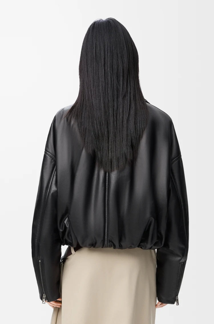 LOEWE Biker jacket in nappa lambskin Black